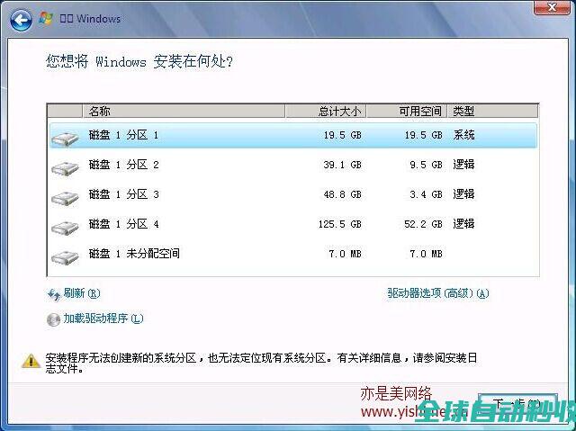 彻底解决安装win7、win8.1、win10系统出现“我们无法创建新的分区也找不到现有的分区”的问题-系统操作与应用