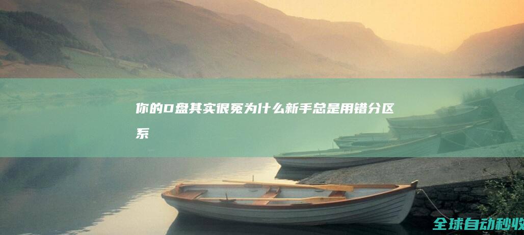 你的D盘其实很冤！为什么新手总是用错分区-系统操作与应用