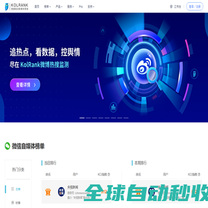KolRank排行榜